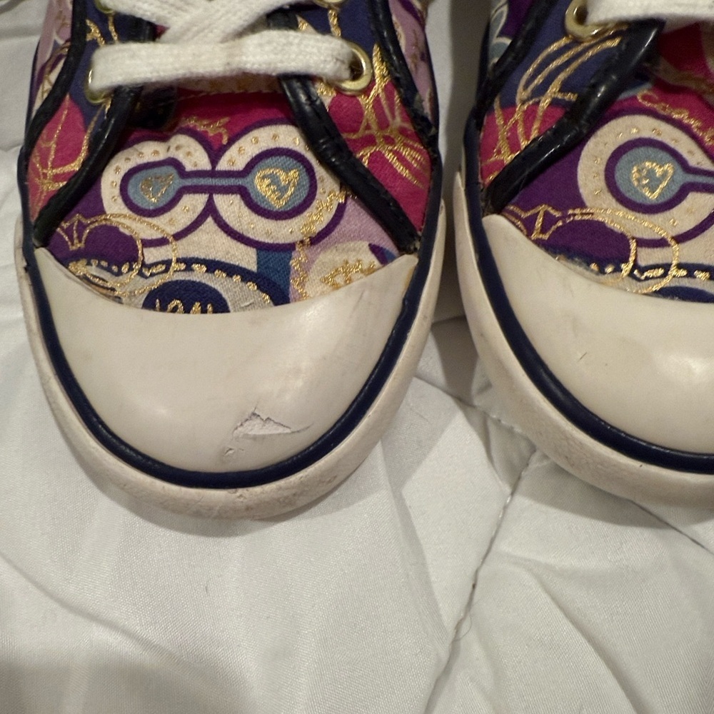 Coach Barrett Sneakers SZ 7/8 - Picture 10 of 11